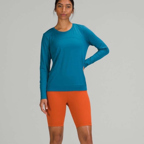 LULULEMON / Swiftly Breathe Long Sleeve - Capri / Capture Blue / NWT! - Picture 2 of 8